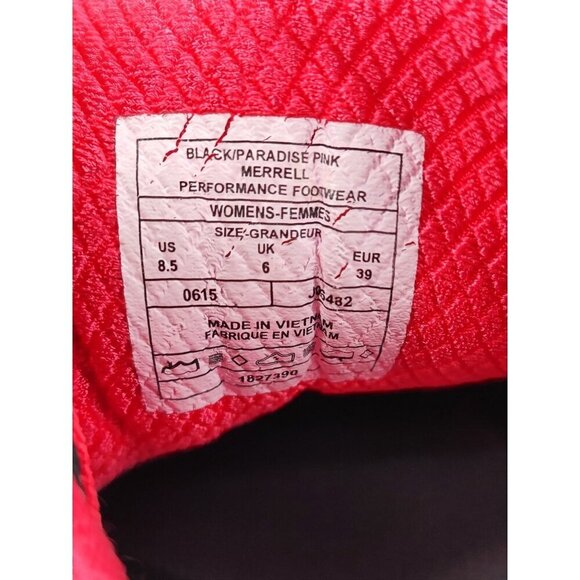 Merrell Women's All Out Rush Black Trail Running Shoes Size 8.5 US - Picture 8 of 9